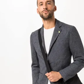 BENVENUTO SNEAKER SUIT SAKKO DUNKELBLAU MELIERT 7852-2747