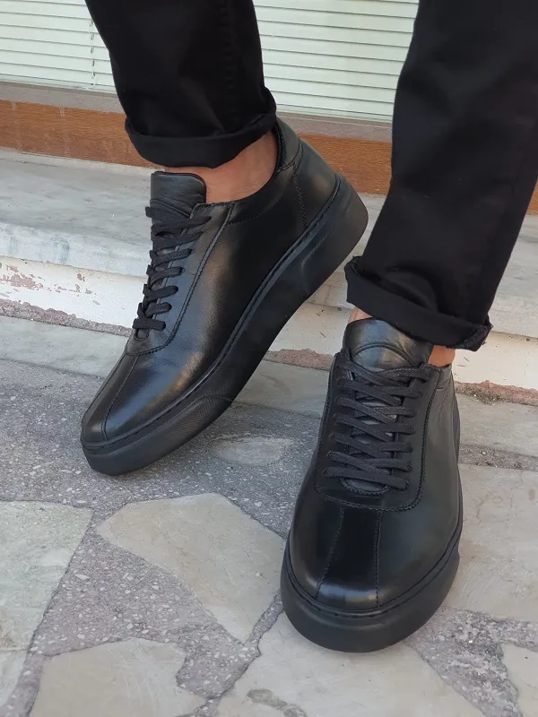 Black Laced Boots for Men by GentWith.com | Worldwide Shipping