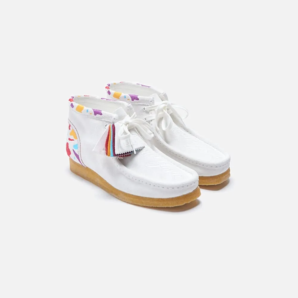 Clarks Originals Wallabee Boots Nyc Limited Edition Men's White Combi Suede 26167978
