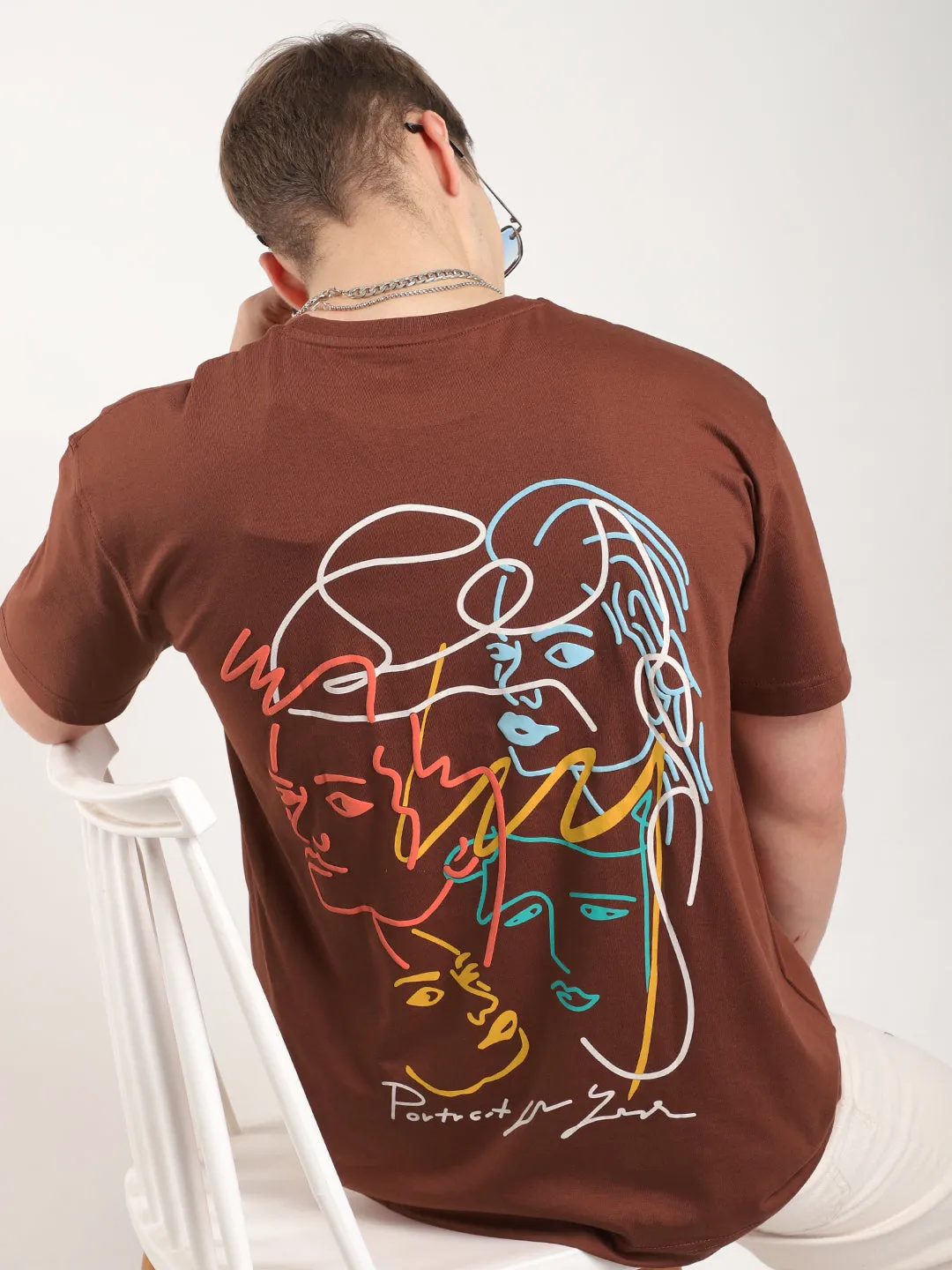 Comfort Brown Oversized T-Shirt