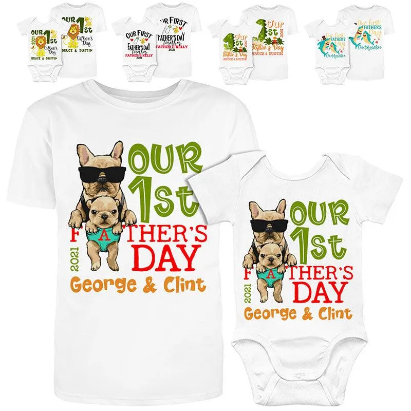 First Father’s Day Matching T-shirt