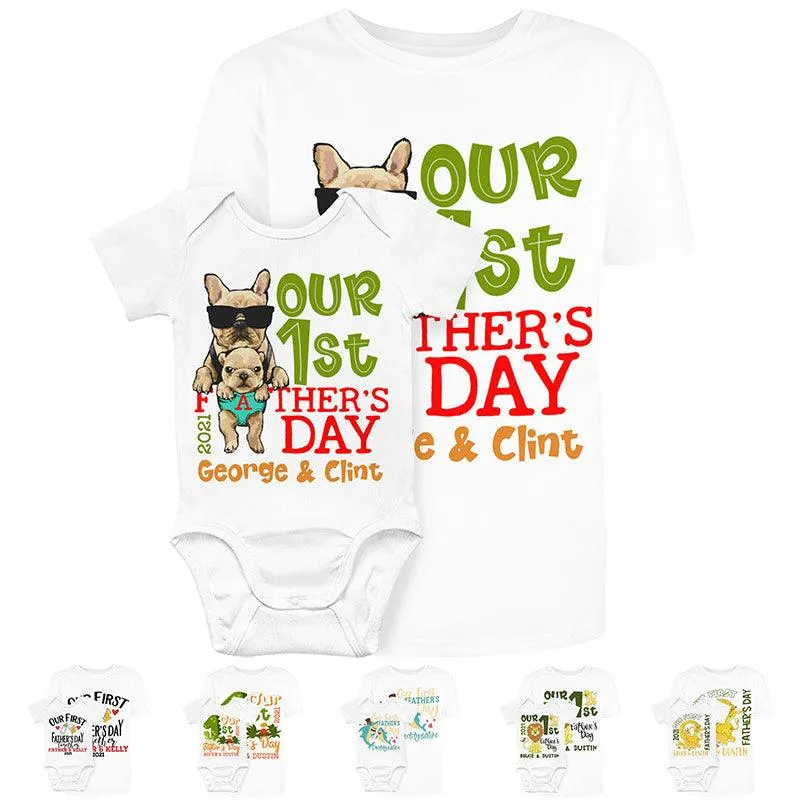First Father’s Day Matching T-shirt