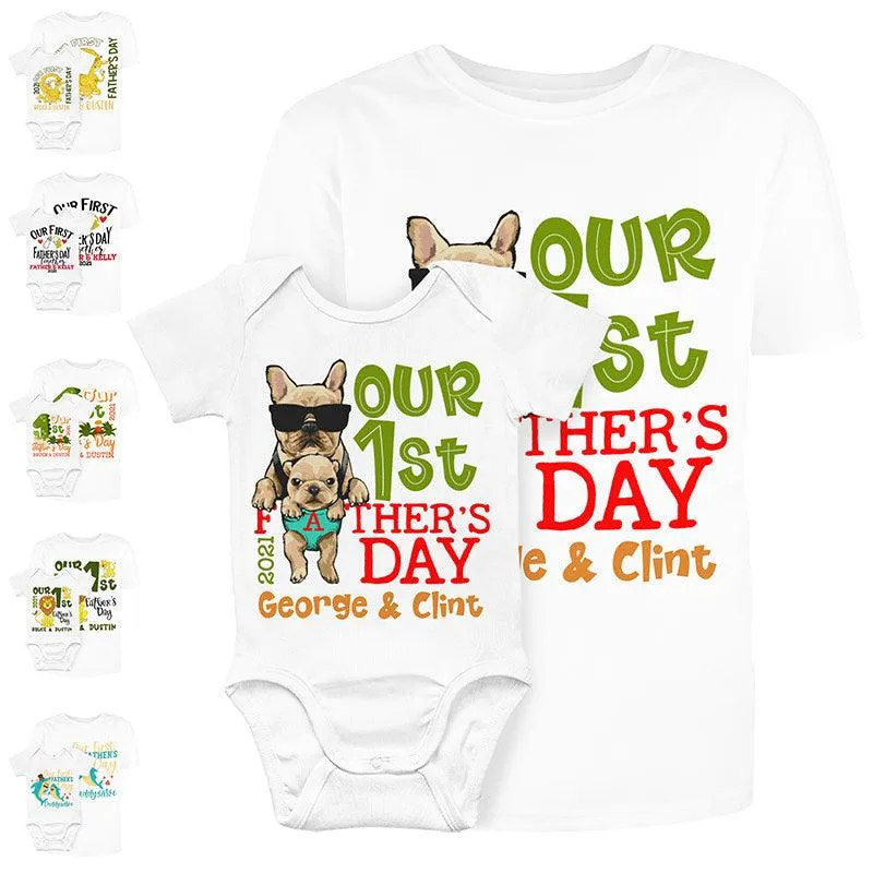 First Father’s Day Matching T-shirt