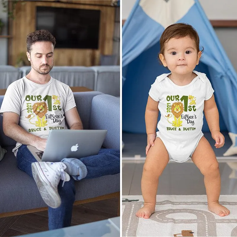 First Father’s Day Matching T-shirt