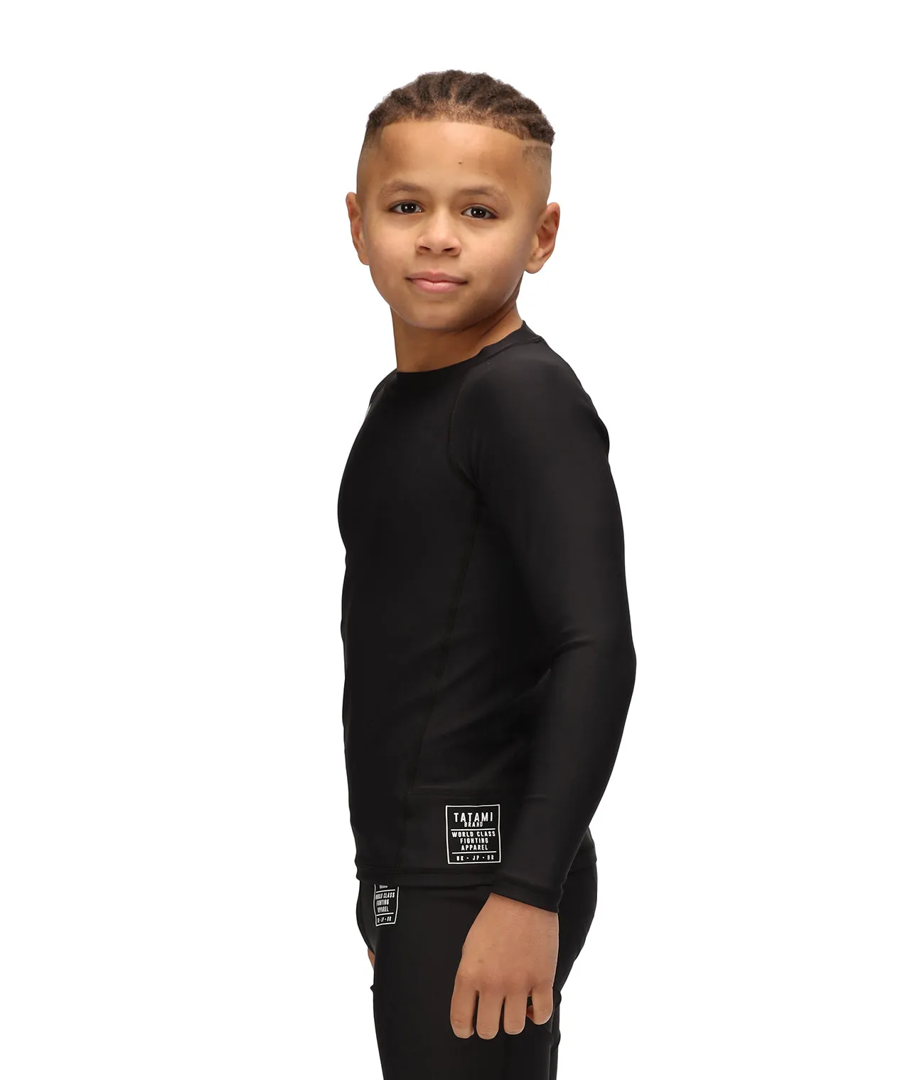 Kids Nova Rash Guard - Black